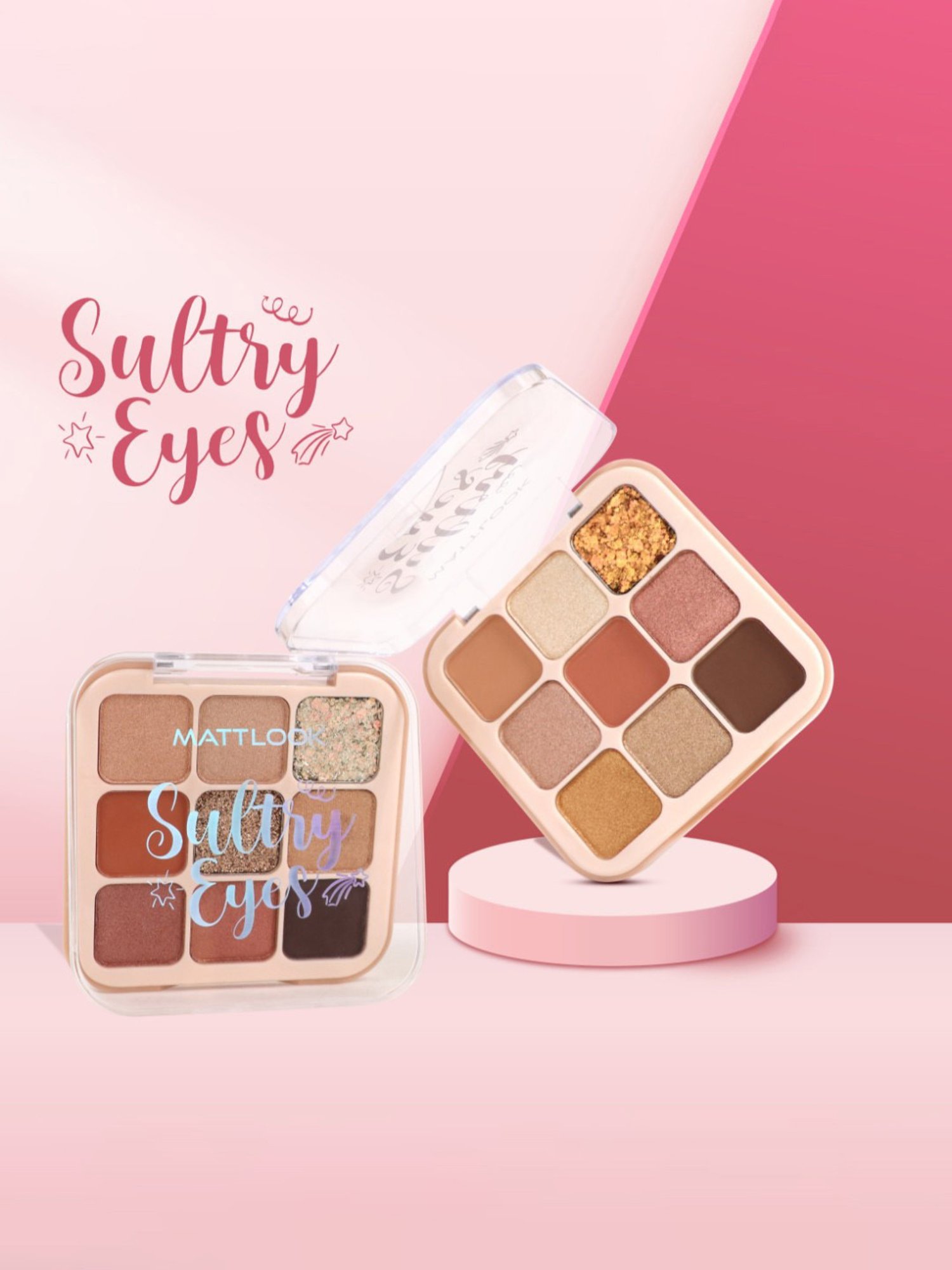 BH Cosmetics 7 Color Shadow Palette Citrine for November - 9 gm