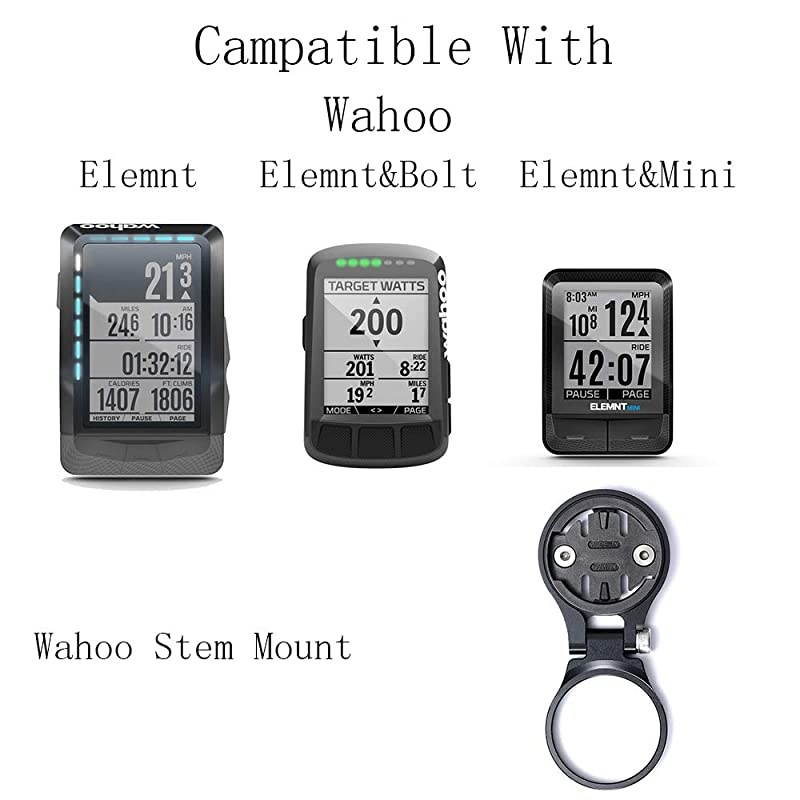 Wahoo Stem Mount Wahoo Mount for Wahoo ElemntWahoo Elemnt Bolt Wahoo Elemnt Mini and Bike Light Adapter Wahoo Stem Mount