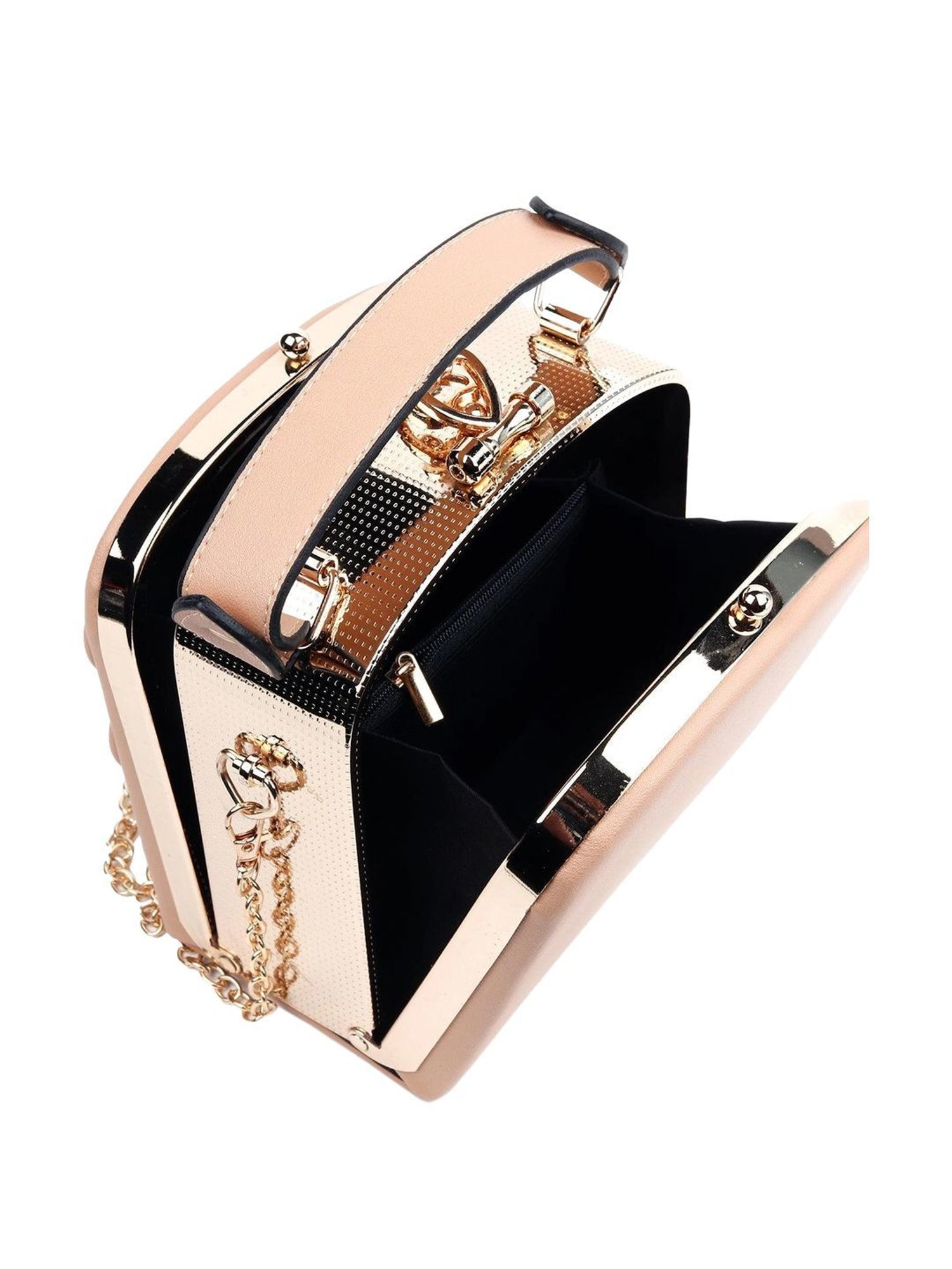 Odette Pink Embellished Sling Handbag