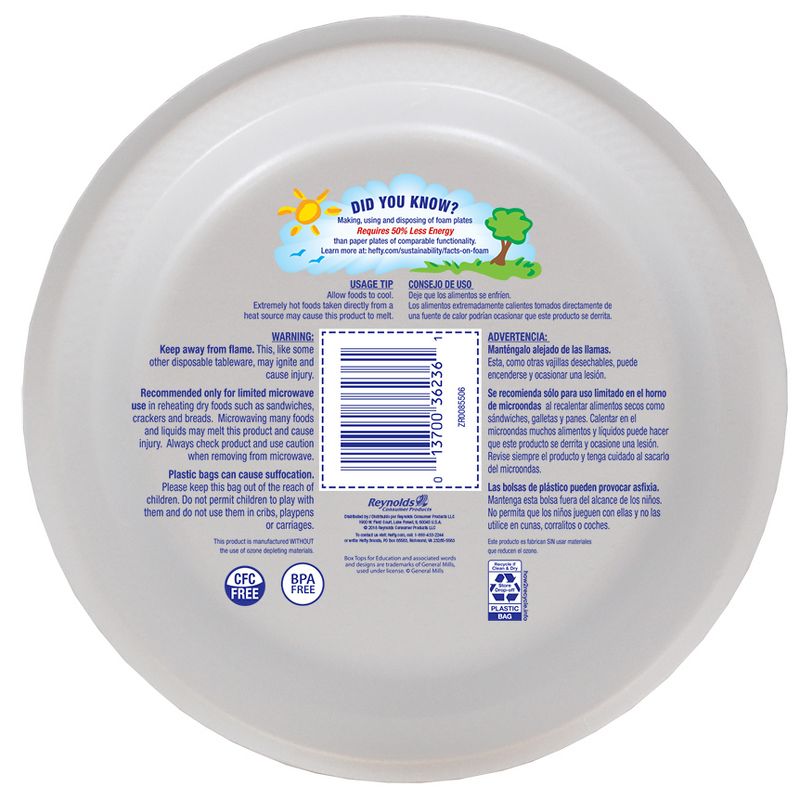 Hefty Deluxe Extra Strong & Deep Disposable Plates - 18ct