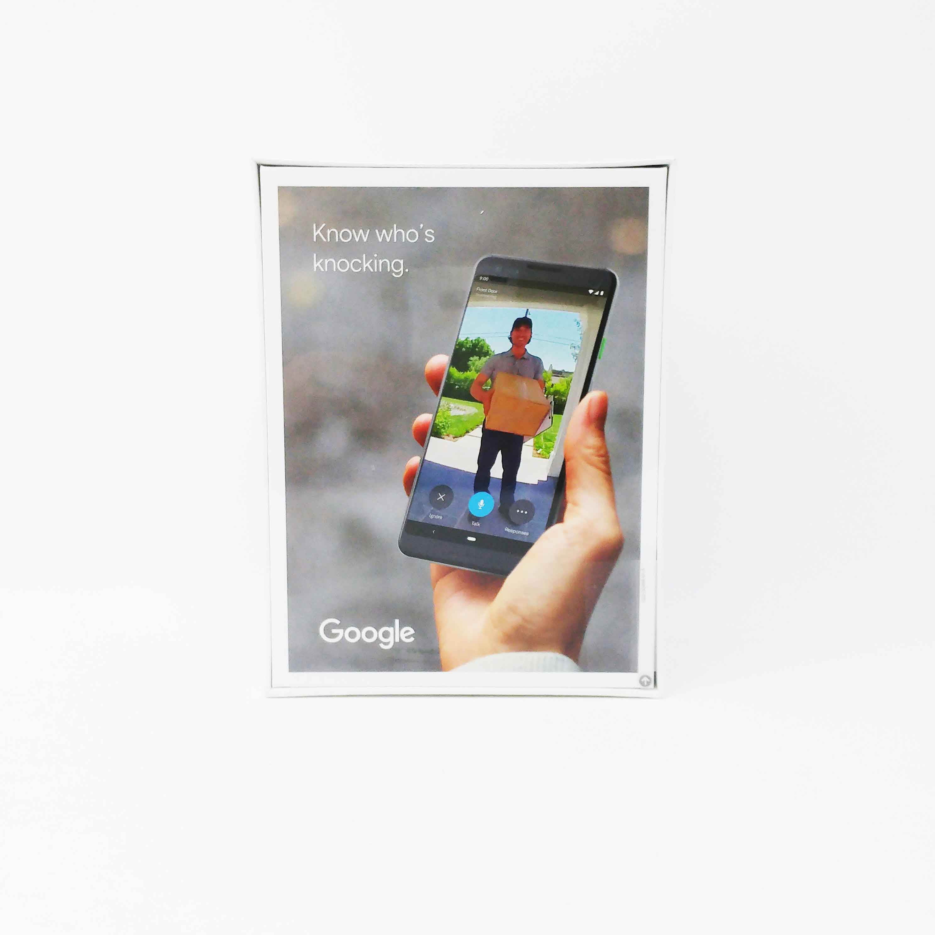 Nest Hello Smart Wi-Fi Video Doorbell (NC5100US) with 1-Year Warranty - HD Video, Night Streaming, 24/7 Streaming, HDR, Quiet Time and Wi-Fi Connectivity - White