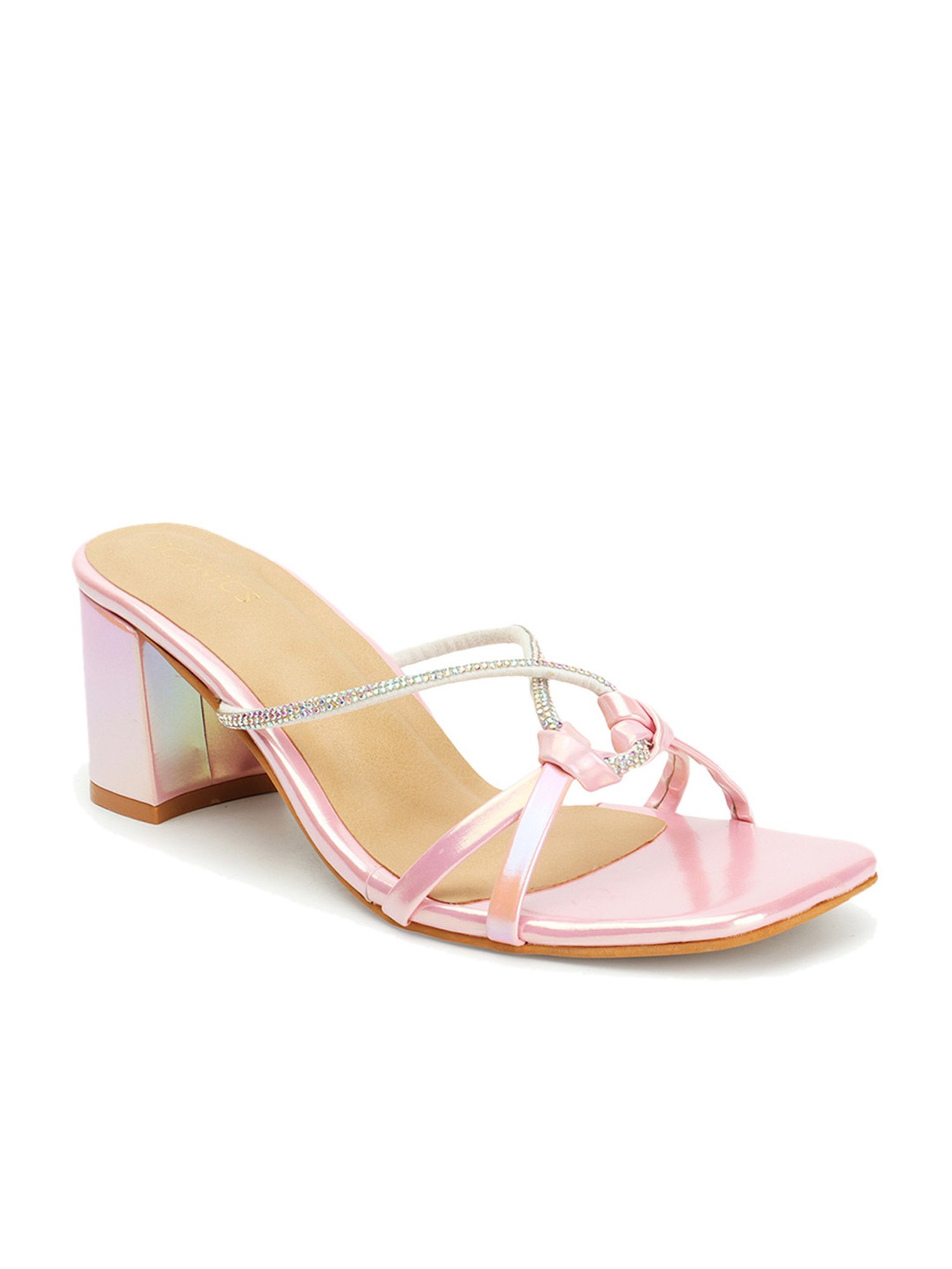 Iconics Women's Pink Casual Sandals