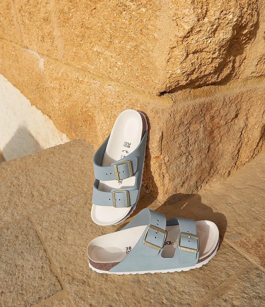 Birkenstock Women's Arizona Nubuck Suede Soft Footbed Sandals