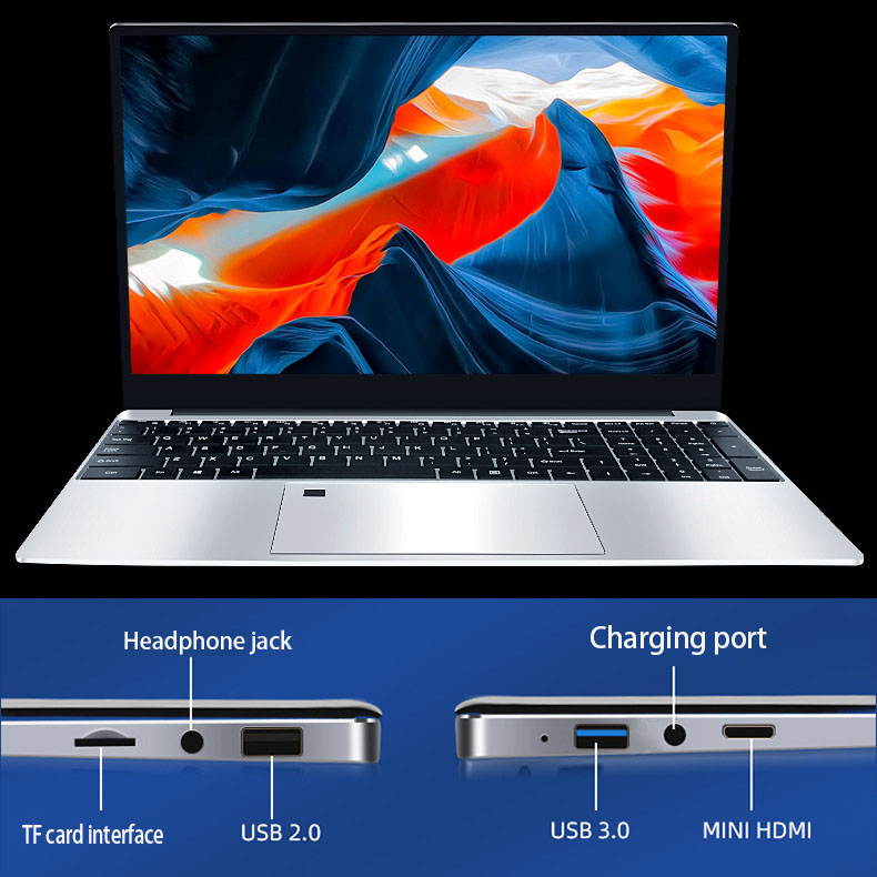 Lemonra Laptop Intel Core i5 4200u Integrated Core Graphics 15.6" Full 1920*1080 HD Display IPS Screen, 8GB DDR3, Windows 10 Ultrabook Support M.2 SSD Laptop Backlight Keyboard
