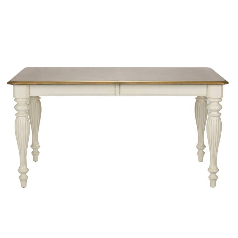 Cumberland Creek Rectangular Leg Extendable Dining Table White - Liberty Furniture