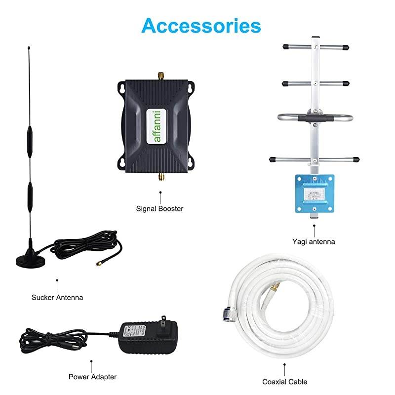 Cell Phone Signal Booster 4G LTE Signal Booster ATT Cell Phone Booster Extender US Cellular Band12/17 ATT Cell Signal Booster T-Mobile Cellular Booster Amplifier Repeater for Home House
