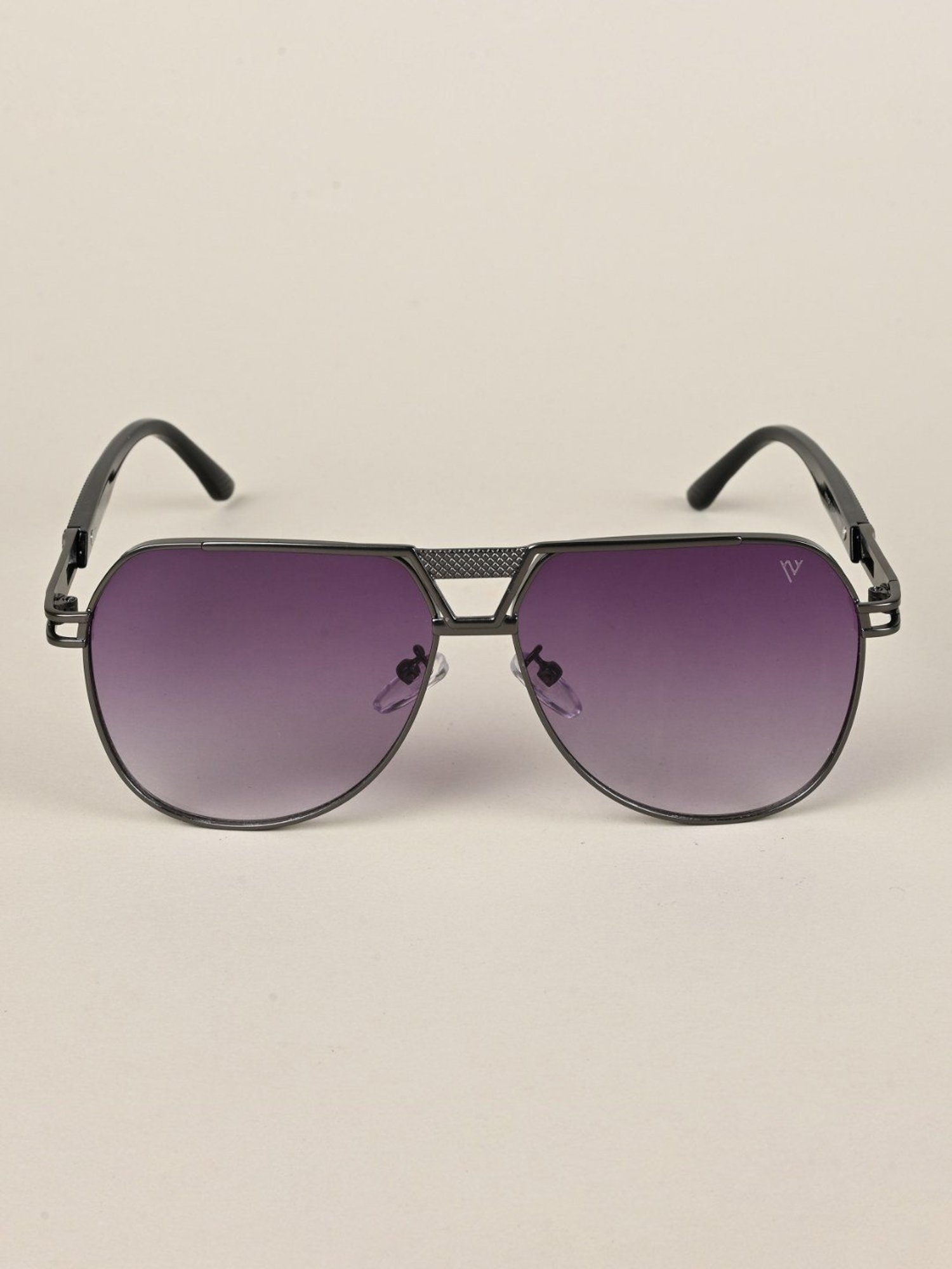 Voyage Purple Aviator UV Protection Unisex Sunglasses