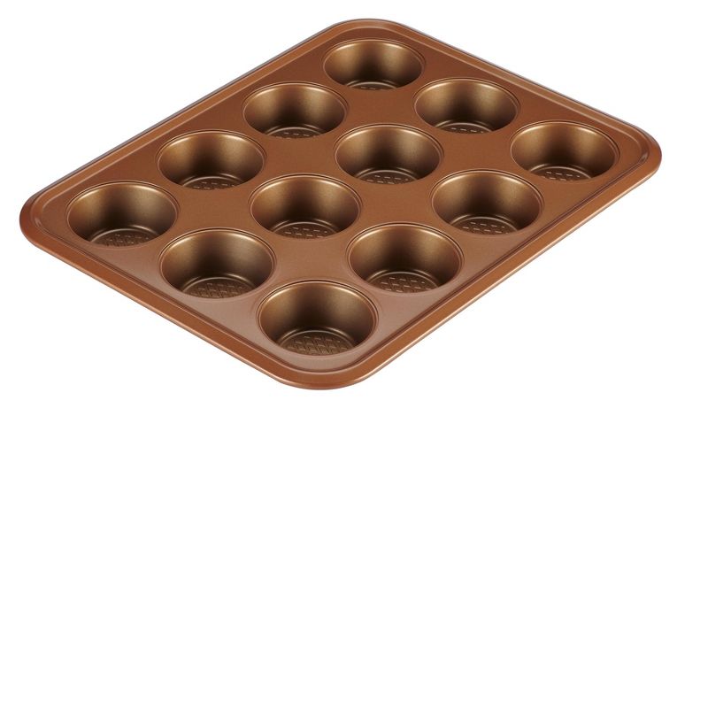 Ayesha Curry Bakeware 12cup Muffin Pan Copper