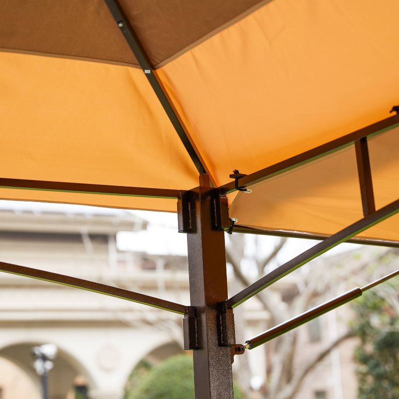 10' x 10' Patio Gazebo with Sunshades - Patio Festival