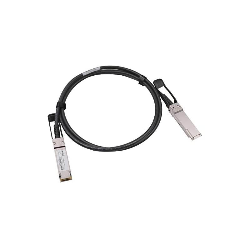 1.5M Generic QSFP+ DAC Twinax Cable,  40GbE QSFP+ Direct Attach Copper Cable, 30AWG Black, for Dell, Ubiquiti, D-Link, Juniper, Huawei, Mellanox, Mikrotik, SuperMicro