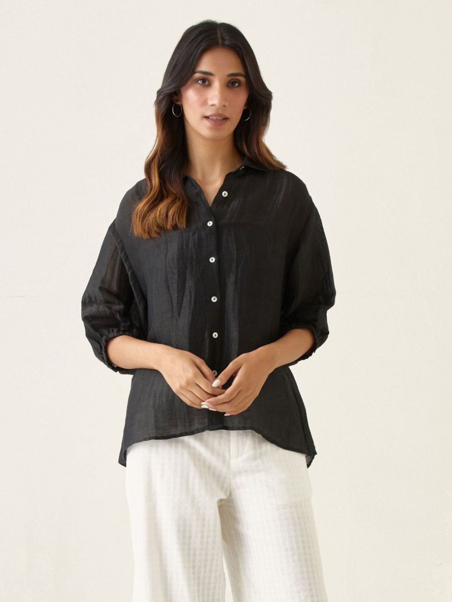 Vinusto Black Summer Nostalgia Shirt