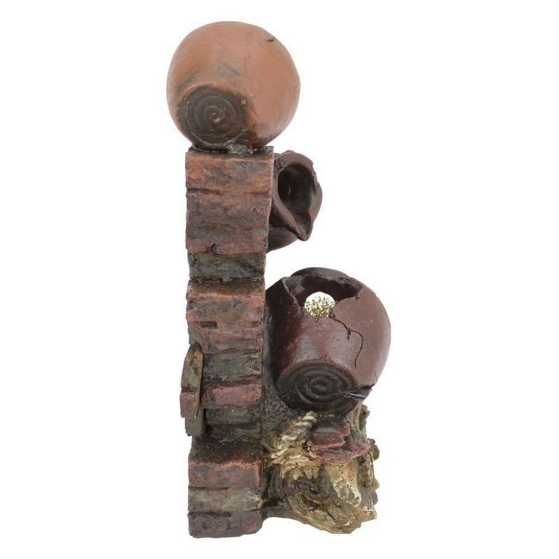 Villa La Piccolina Cascading Urns Illuminated Garden Fountain - Acorn Hollow