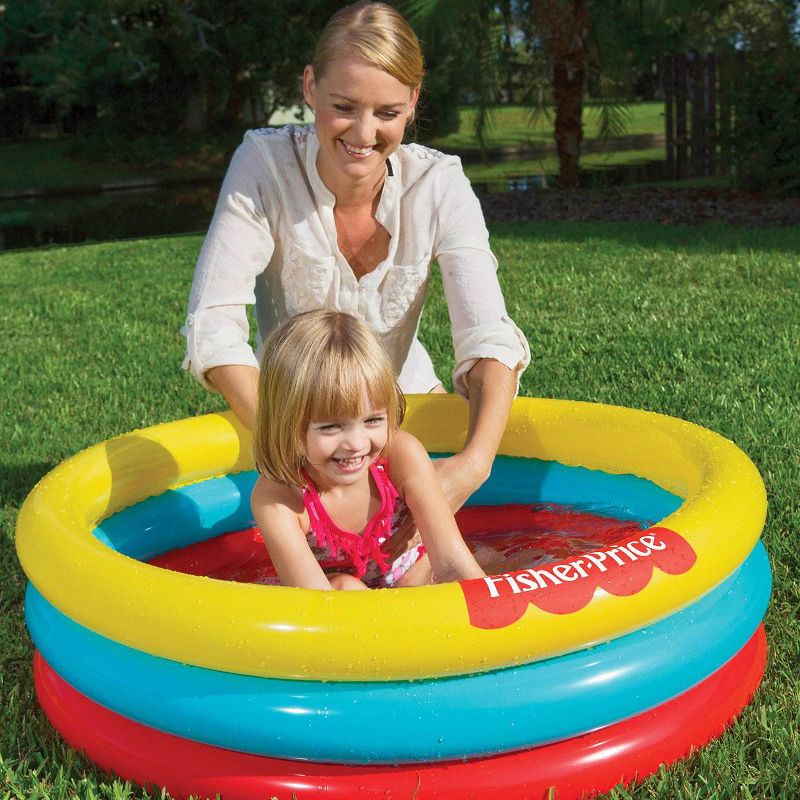 Fisher-Price 3 Ring Fun And Colorful Ball Pit Pool For Ages 2 And Up | 93501E-BW