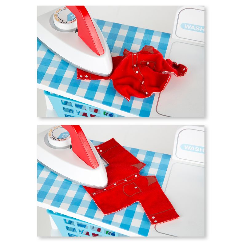 Melissa & Doug Wash, Dry and Iron Play Set - Pretend Play Laundry Cleaning Set