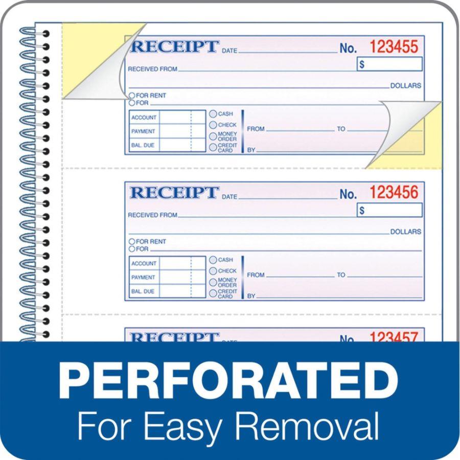 Adams Wire Bound Money/Rent Receipt Books