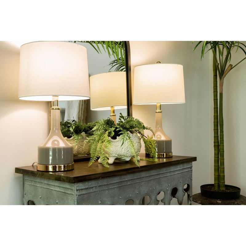 8.5" x 13" Artificial Faux Hanging Fern Plant - 3R Studios