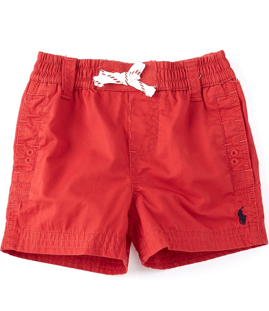 Edgehill Collection Baby Boys 3-24 Months Flat Front Linen Shorts