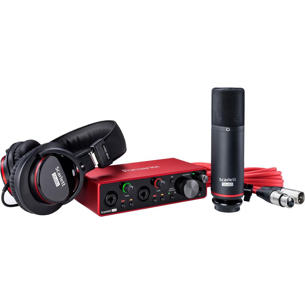 Focusrite Scarlett 2i2 Studio 3rd Generation Recording Bundle