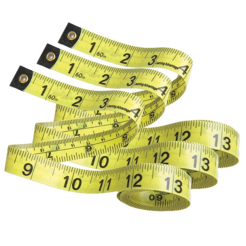 3pk 10 per pack Tape Measures - Learning Advantage