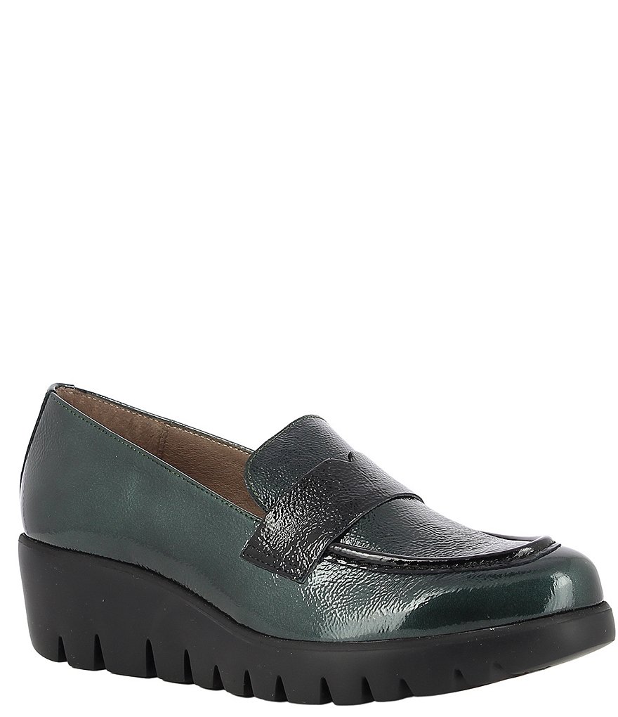 Wonders Gema Patent Leather Lightweight Penny Loafers