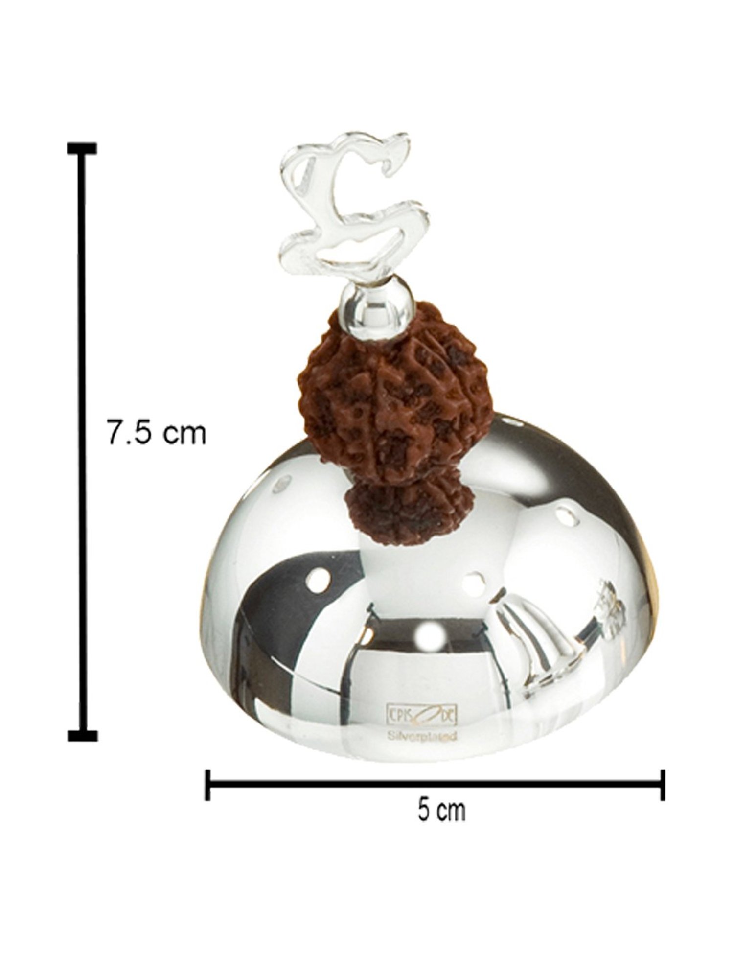 Episode Silver Plated Incense Holder Ganesh