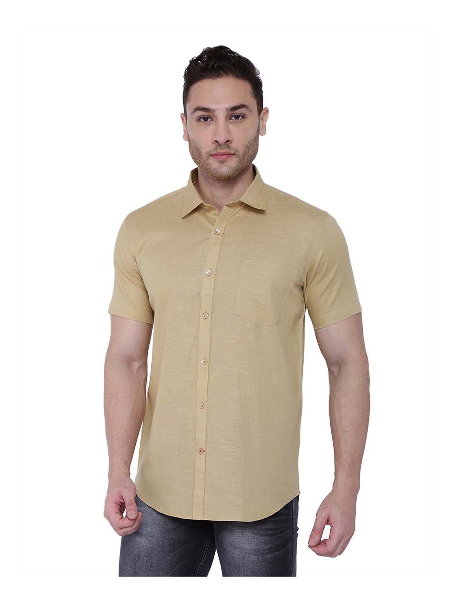 Southbay Khaki Regular Fit Shirt
