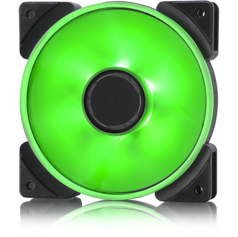 Fractal Design Prisma AL-12 Cooling Fan - 50.6 CFM - 19.5 dB(A) Noise - LLS Bearing - 3-pin - RGB LED - Rubber - 11.4 Year Life