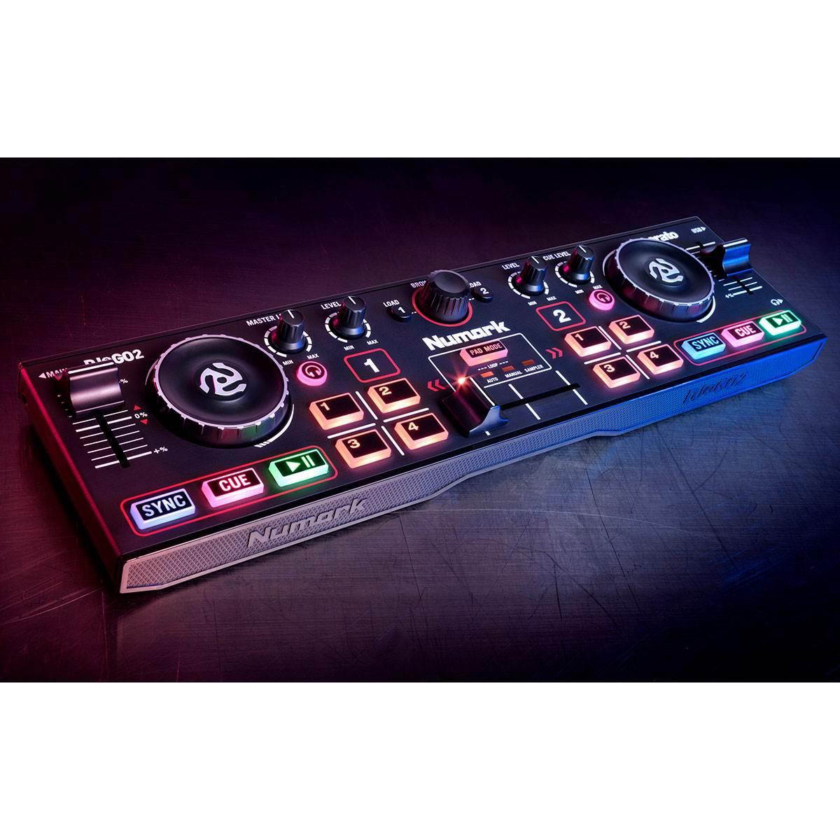 Numark DJ2GO2 Pocket DJ Controller with Audio Interface