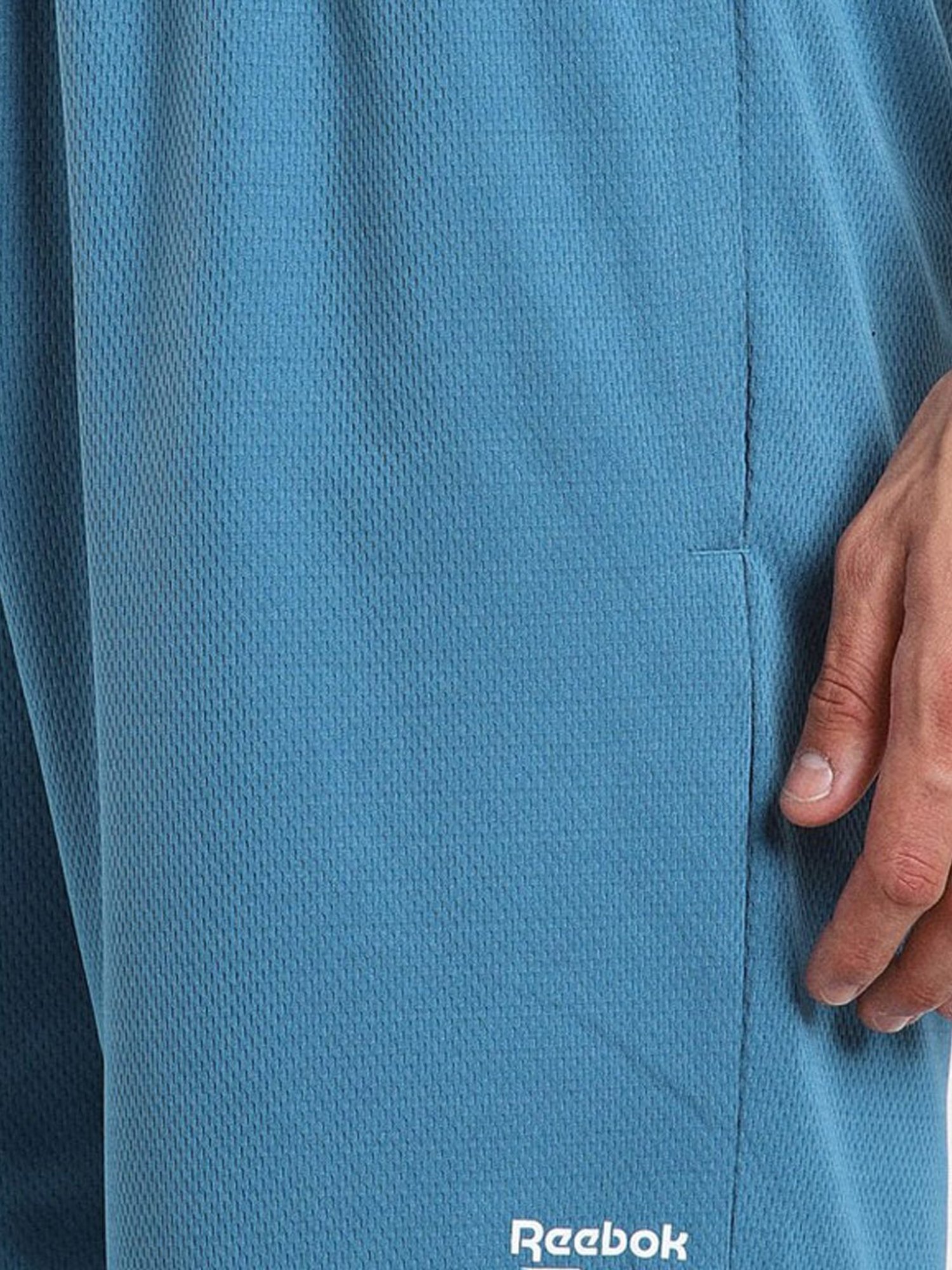 Reebok Blue Regular Fit Sports Shorts