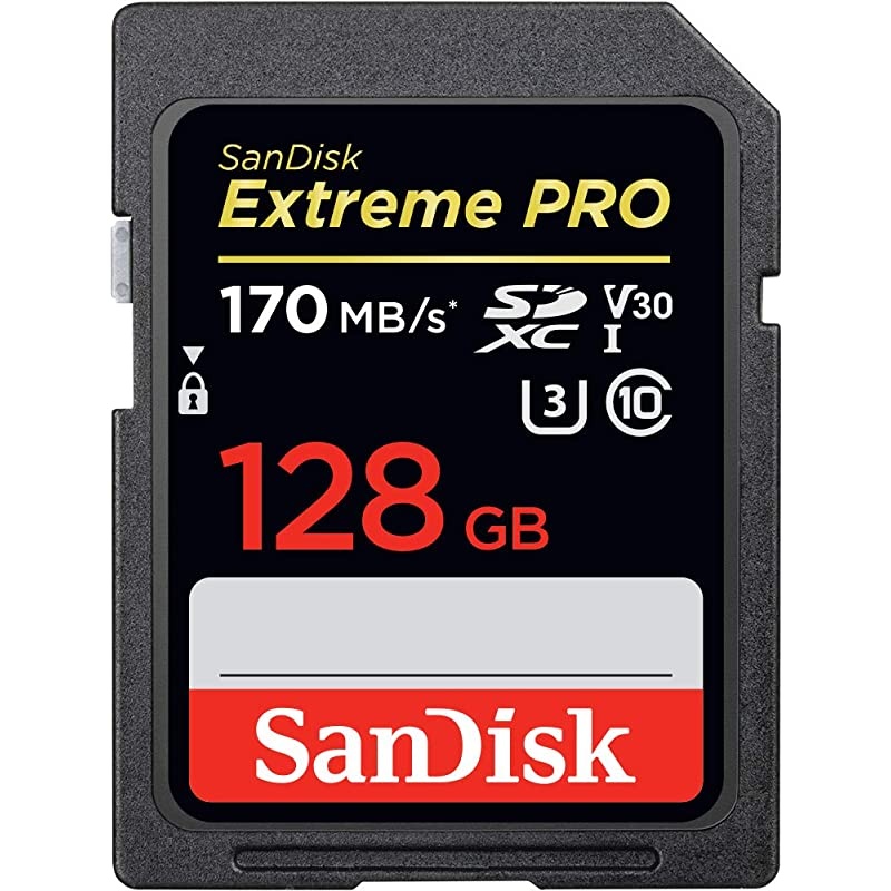 128GB Extreme PRO SDXC UHSI Card with  SD UHSI Card Reader