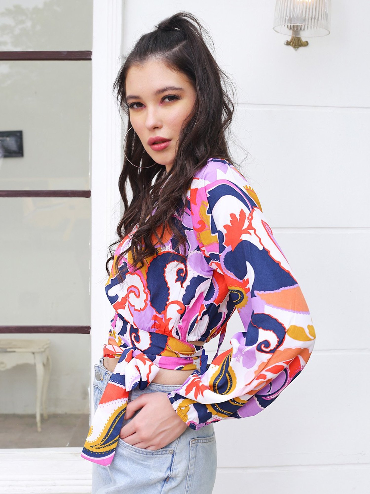 Sera Multicolor Printed Top