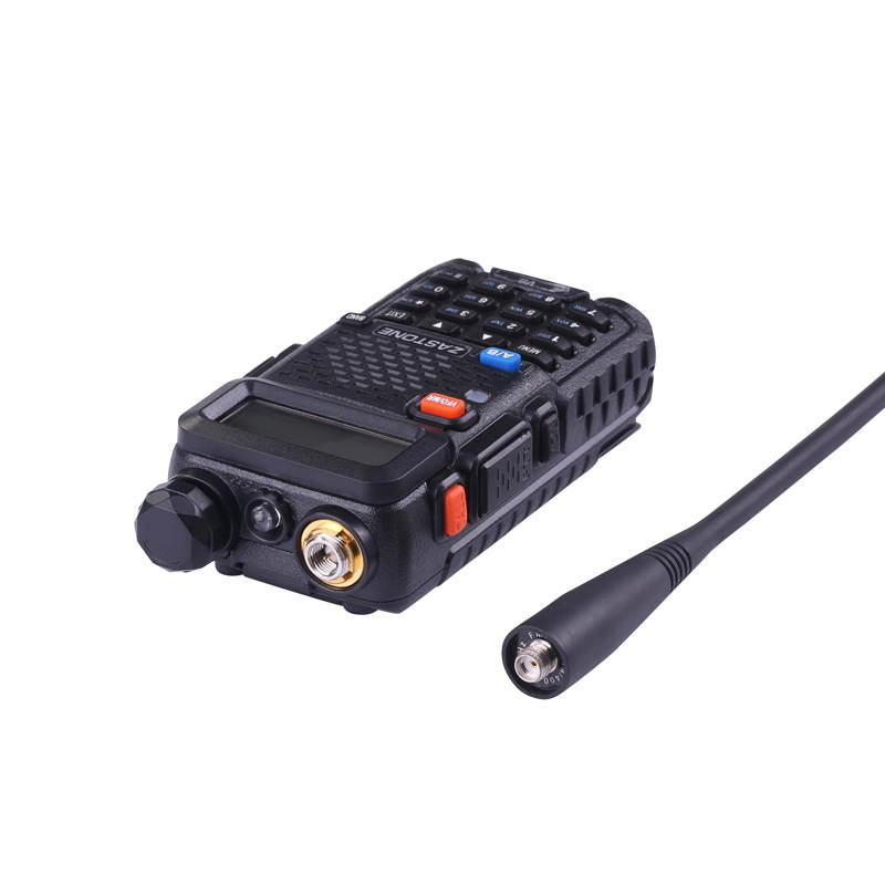 Mini Zastone ZT-V8 Walkie Talkie Dual Band Dual Display Two Way Radio Protable Interphone Ham Radio 3km-5km