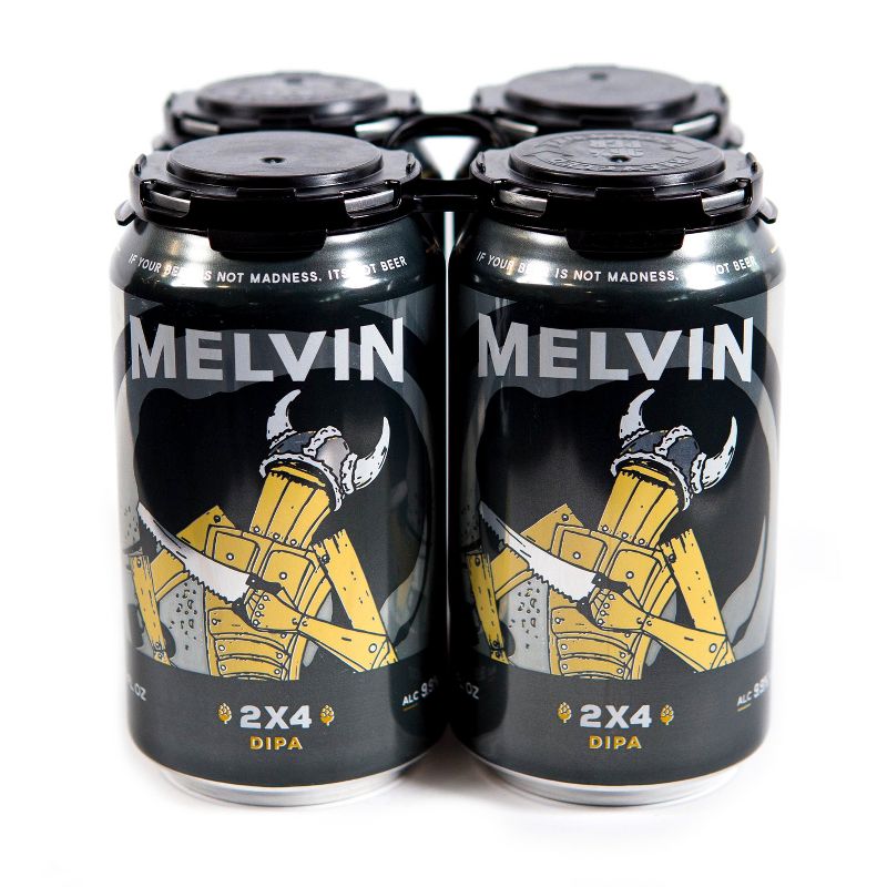 Melvin 2x4 DIPA Beer - 4pk/12 fl oz Cans