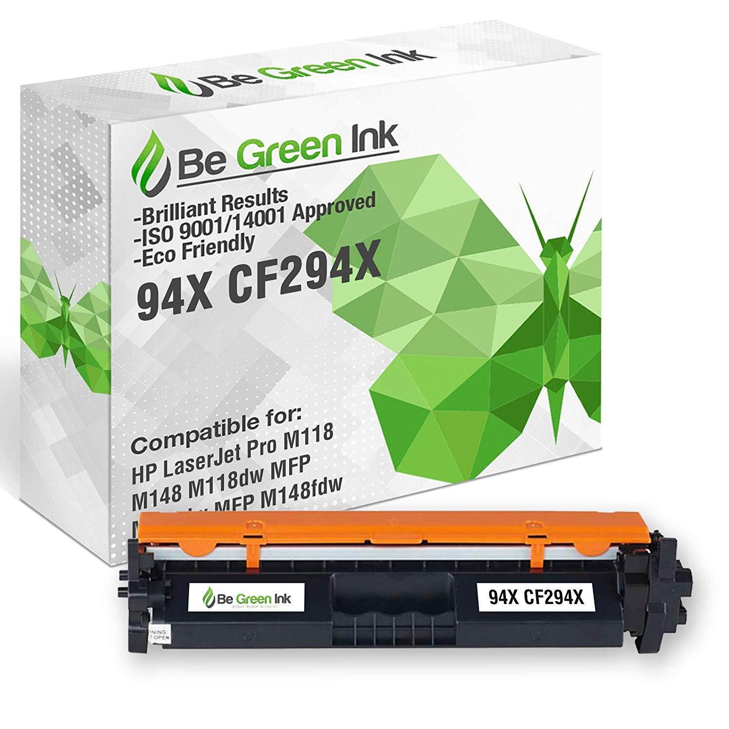 Be Green Ink Replacement for HP 94X CF294X Compatible Toner for Laserjet Pro M118dw, MFP M148dw, M148fdw Toner (1 Pack 2,800 Yield)