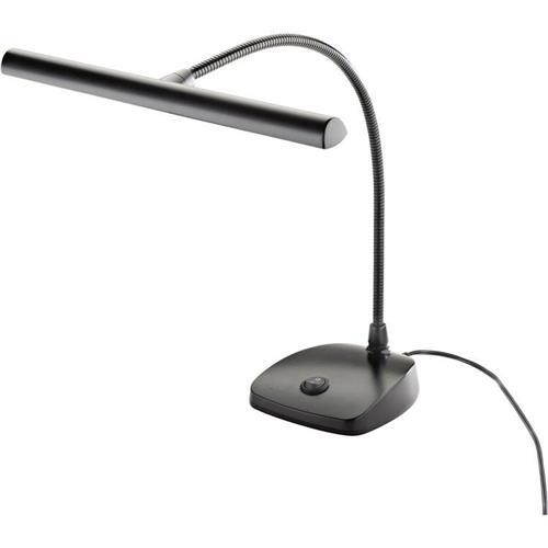 K&M 12297 12 LED Gooseneck Piano Lamp Black #12297-090-55