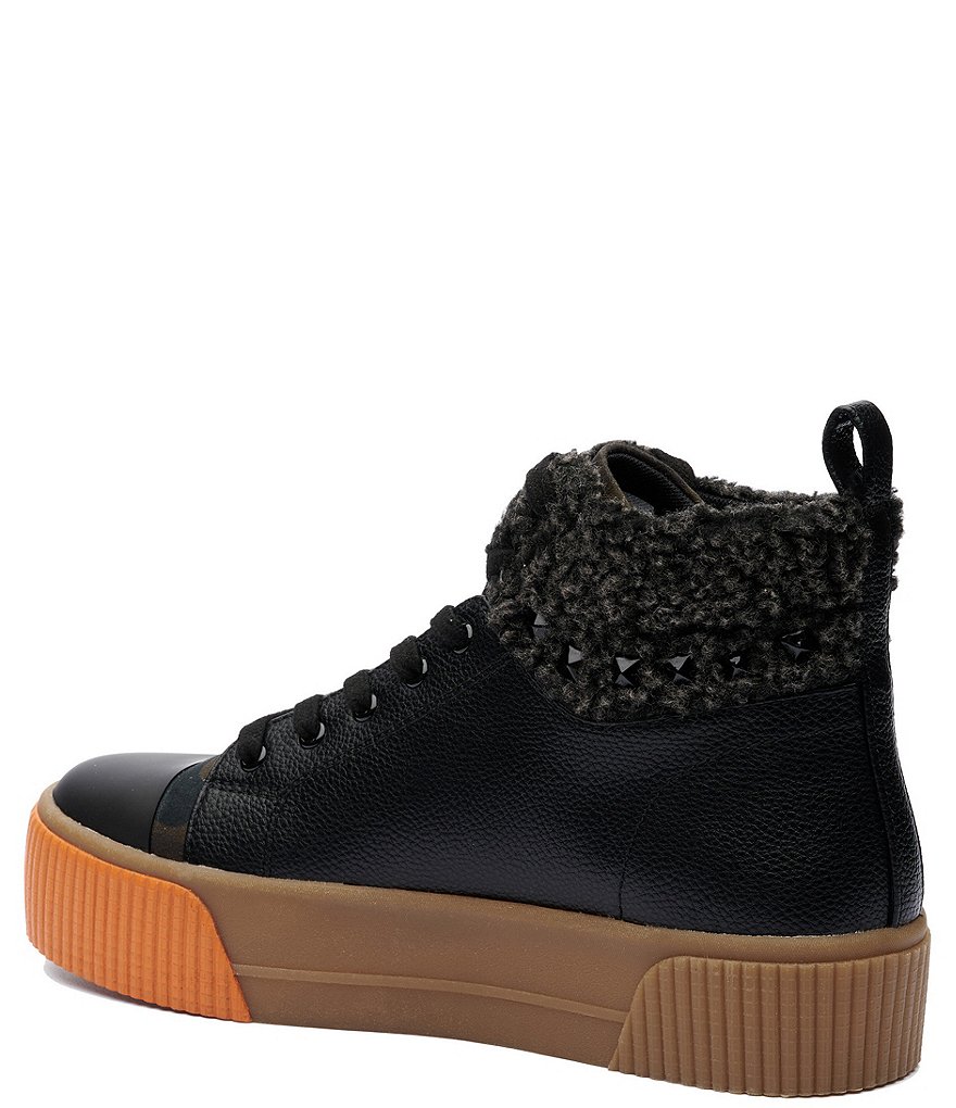 Jessica Simpson Emiliya Studded Camo Accent Platform Sneakers