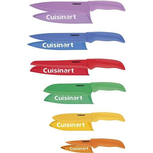 Cuisinart  Advantage 12 Piece Color Cutlery Set, Multicolor (6 Knives and 6 Covers) C55-02-12PCKS