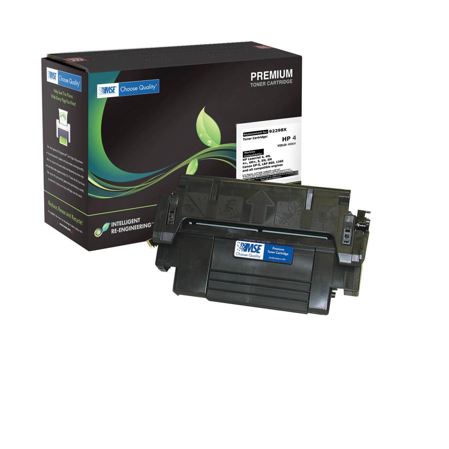 MSE 02-21-9816 Toner Cartridge (OEM # HP 92298X,98X) 8,800 Page Yield; Black