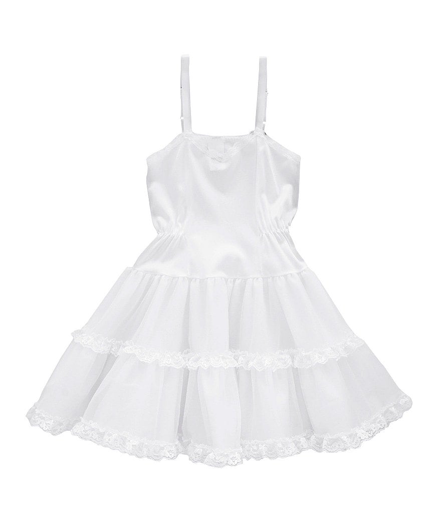 Copper Key Girls 4-8 Adjustable-Strap Full Bouffant Petticoat Slip