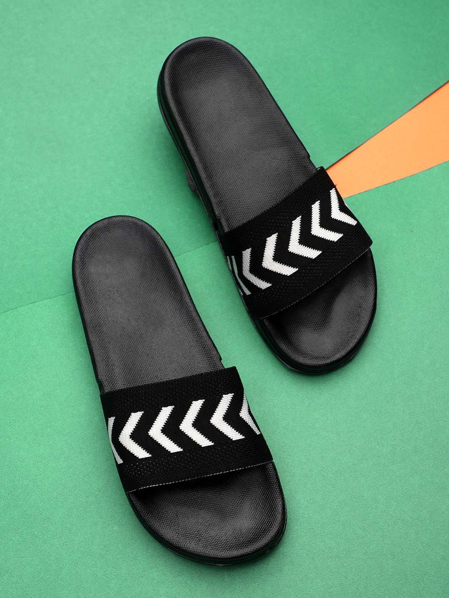 Pampy Angel Men's Black Casual Slides