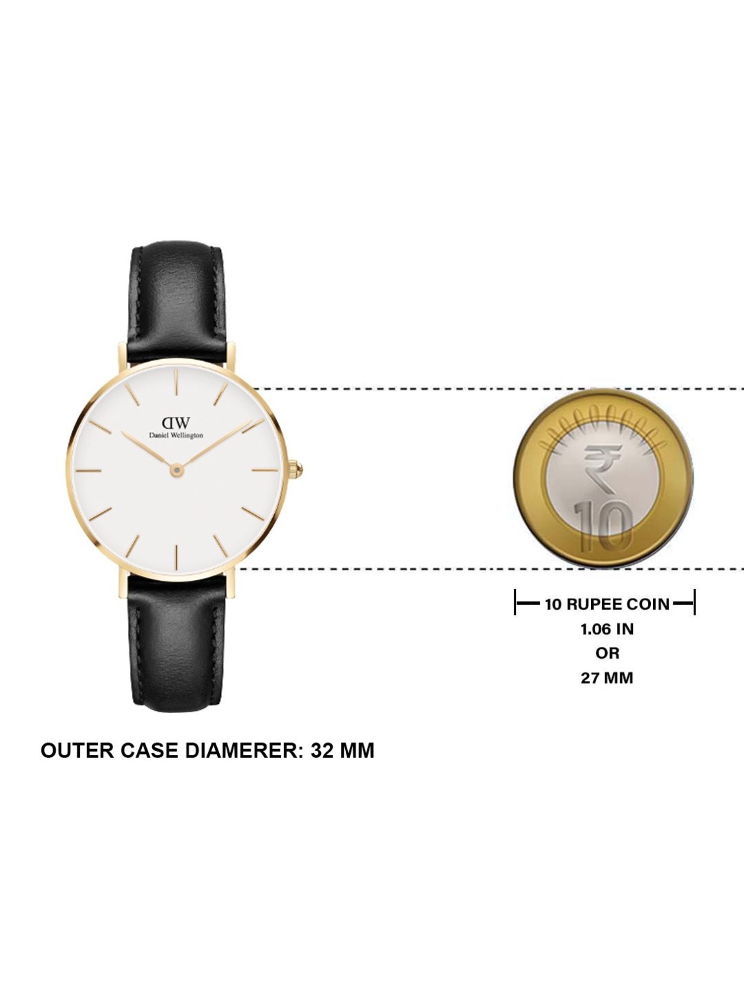 Daniel Wellington DW00100549 Petite Analog Watch for Women