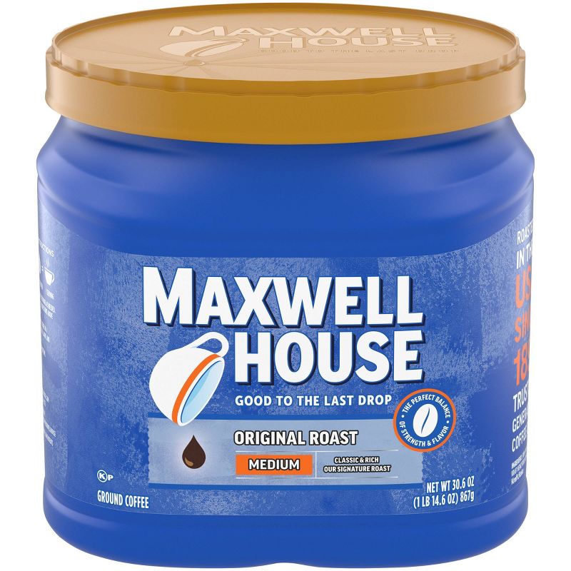 Maxwell House Original Medium Roast Ground Coffee - 30.6oz