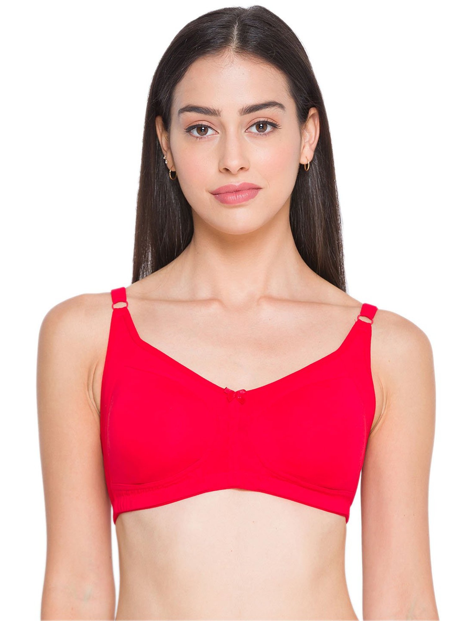 Candyskin Red Non Wired Non Padded Everyday Bra