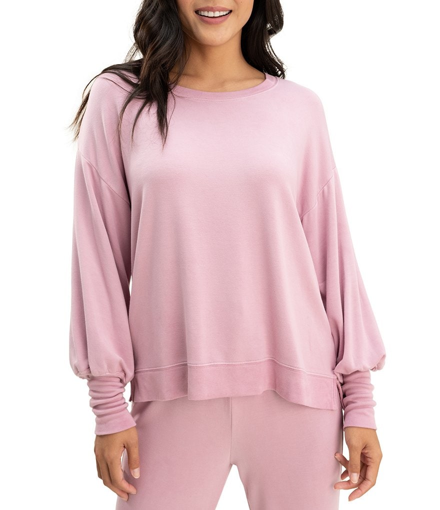 Marc New York Short Sleeve Tie-Dye Jewel Neck Tee