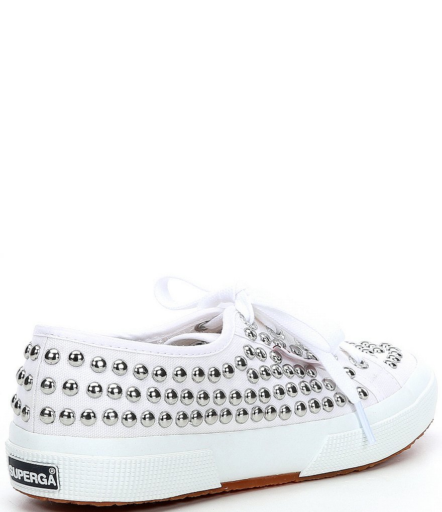 Superga 2750 COTSTUDS1W Lace-Up Studded Detail Sneakers