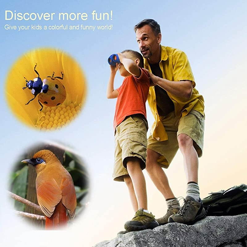 Binocular for KidsCompact Watreproof Binocular Teen Boy Birthday Presents Gifts Boys Toys 312Best Gifts for 8 Year Old BoysBlue
