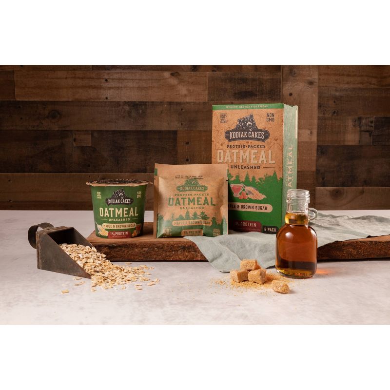 Kodiak Cakes Maple Brown Sugar Oatmeal - 6pk
