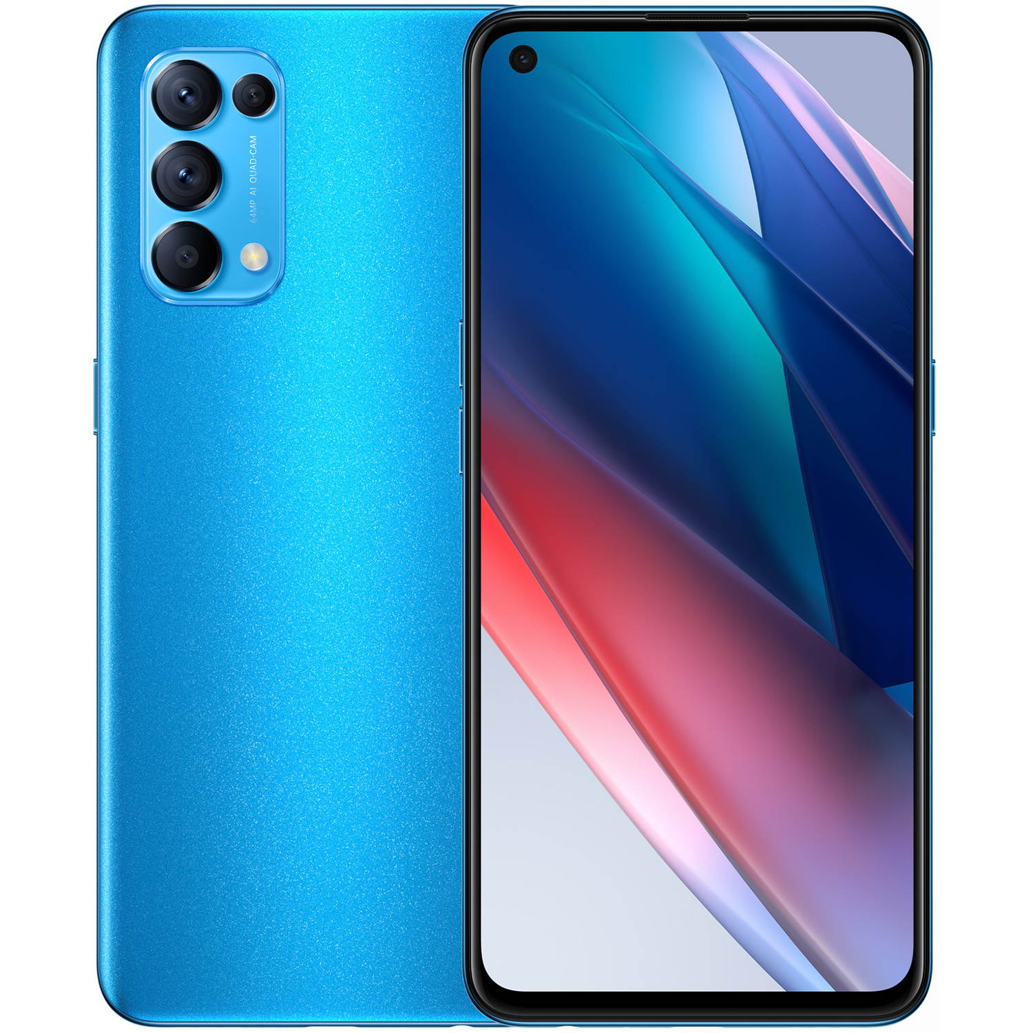 Oppo Find X3 Lite Dual-SIM 128GB ROM + 8GB RAM (GSM Only | No CDMA) Factory Unlocked 5G Android Smartphone (Astral Blue) - International Version