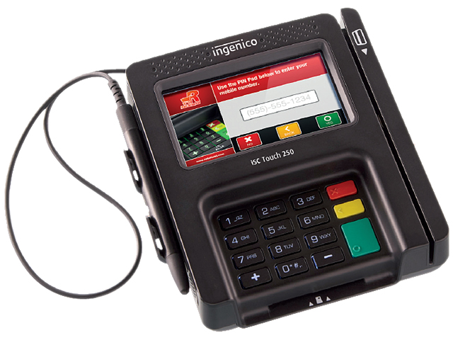 Ingenico iSC Touch 250 Compact Multi-lane POS Payment Terminal - ISC250-31P2592A - Blank