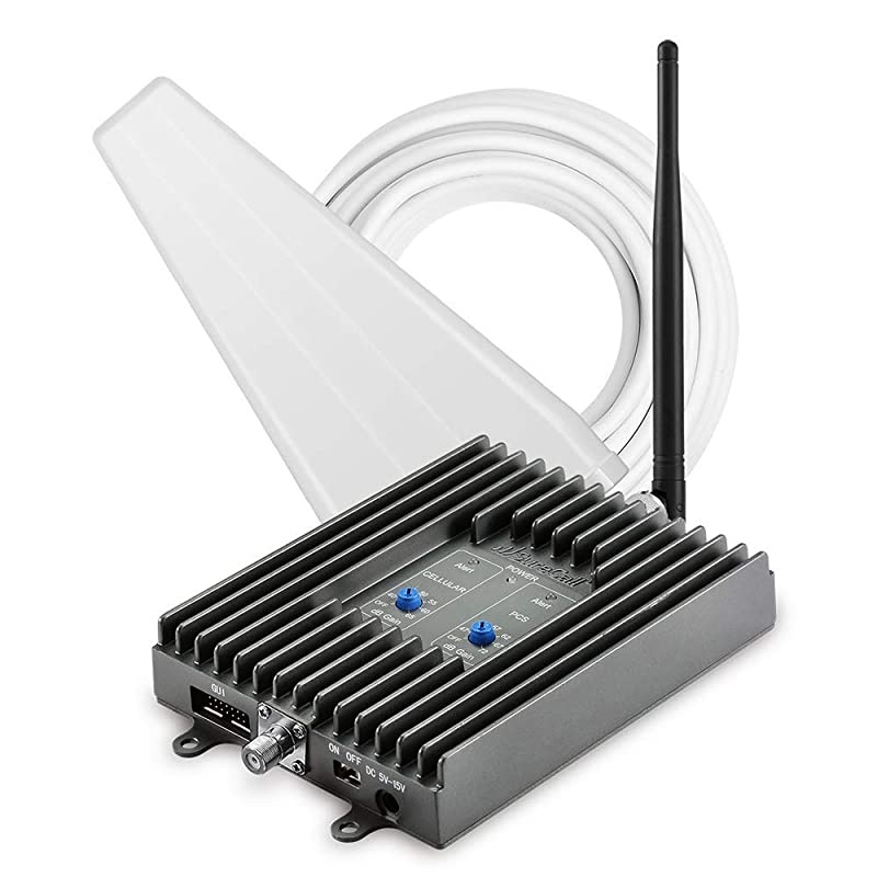 LTE ATT TMobile 65dB 700MHz Cell Phone Signal Booster for Home and Office Band 1217 FDD LTE Mobile Phone Signal Amplifier Including 45 Feet RG58 Cable Repeater Full Kit